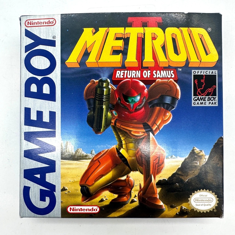Nintendo Game Boy Metroid II Return of Samus CIB Complete Box Manual Authentic